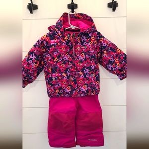 Columbia Toddler/Girls 2T Mighty Mogul Jacket and Pant Set